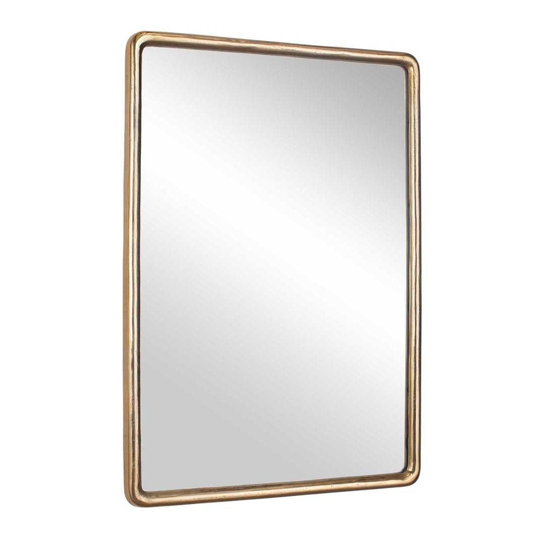 Burton Indoor-Outdoor Brass Mirror