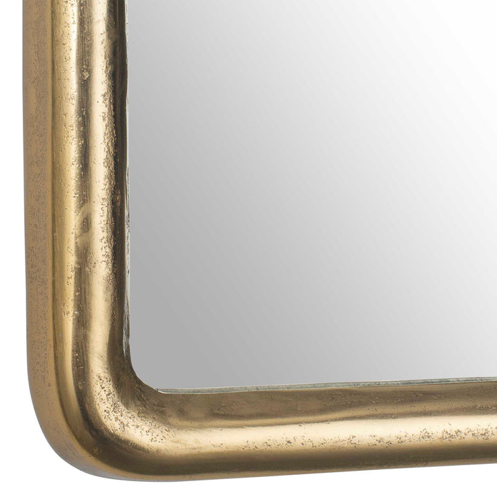 Burton Indoor-Outdoor Brass Mirror