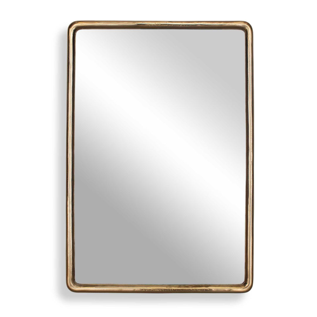 Burton Indoor-Outdoor Brass Mirror