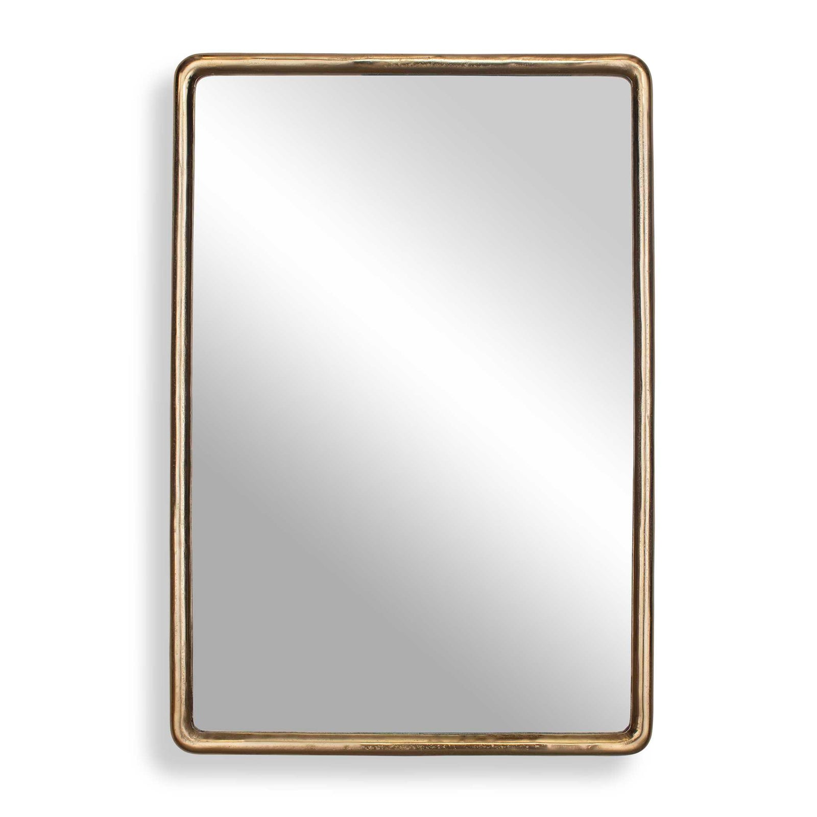 Burton Indoor-Outdoor Brass Mirror