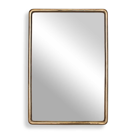Burton Indoor-Outdoor Brass Mirror