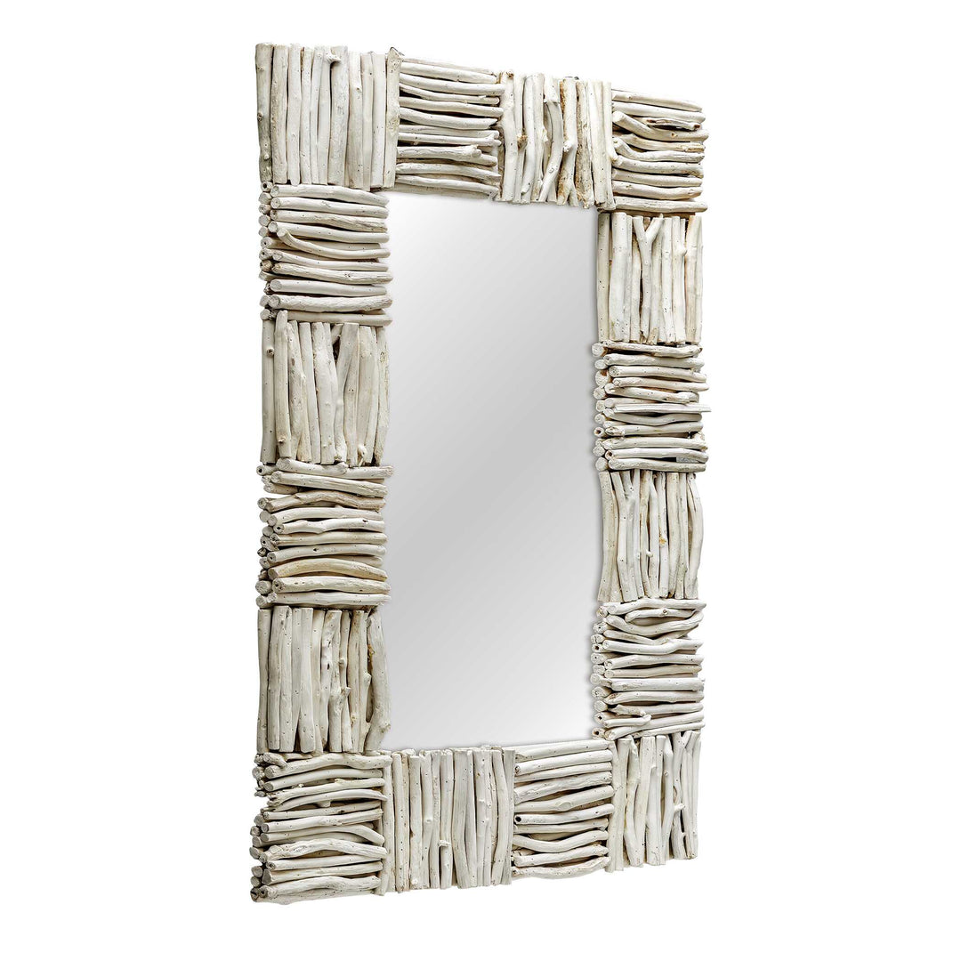 Lathey Teak Mirror