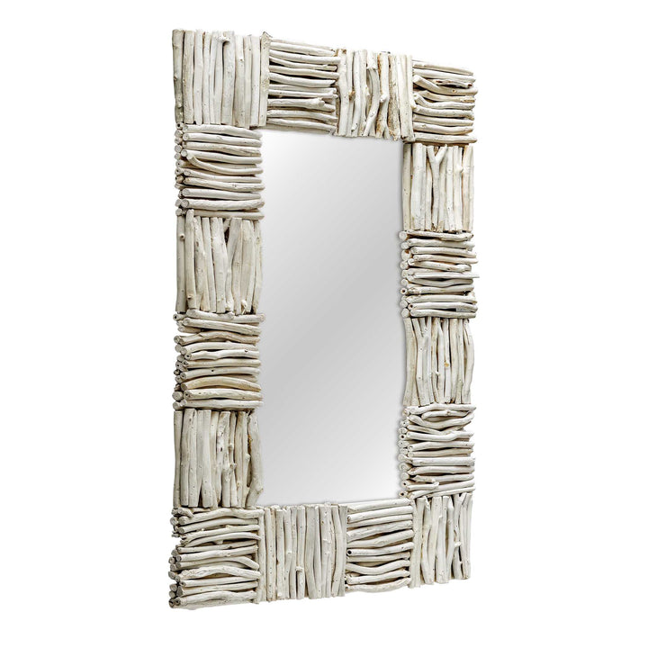 Lathey Teak Mirror