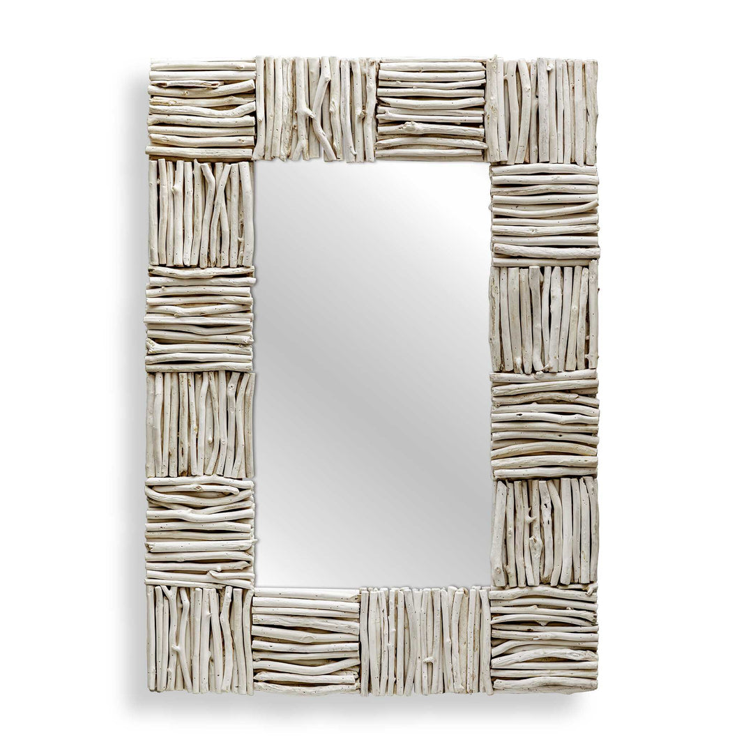 Lathey Teak Mirror