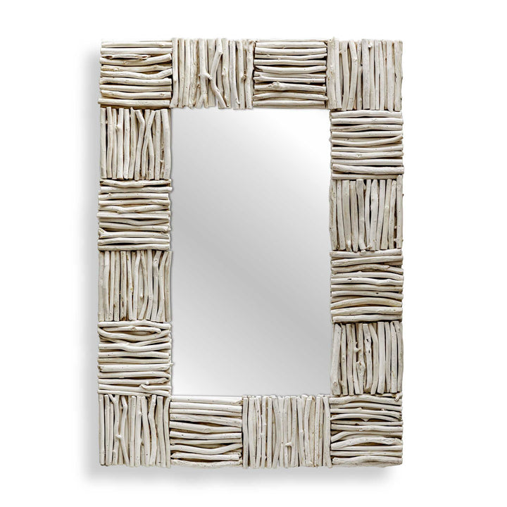 Lathey Teak Mirror