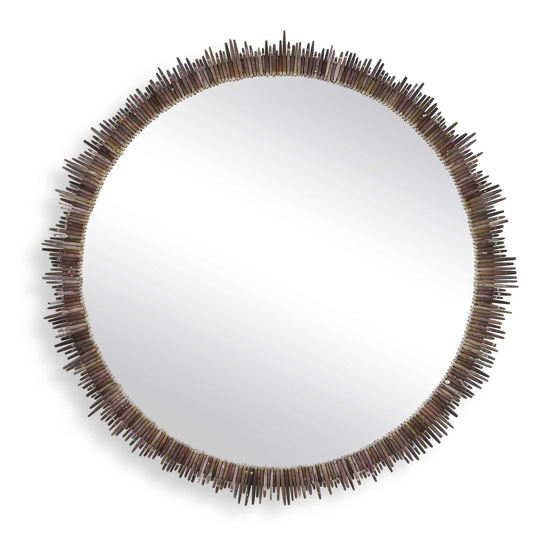 Tiger Sea Urchin Round Mirror
