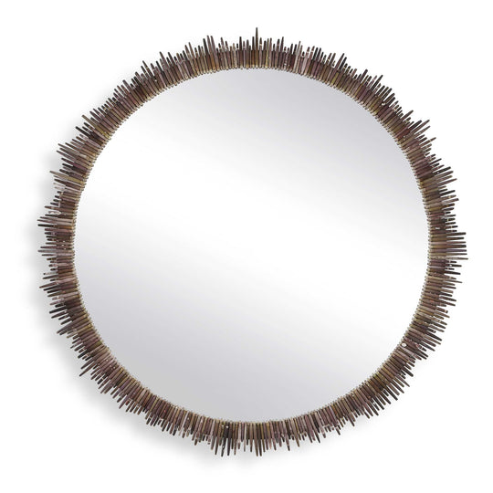 Tiger Sea Urchin Round Mirror