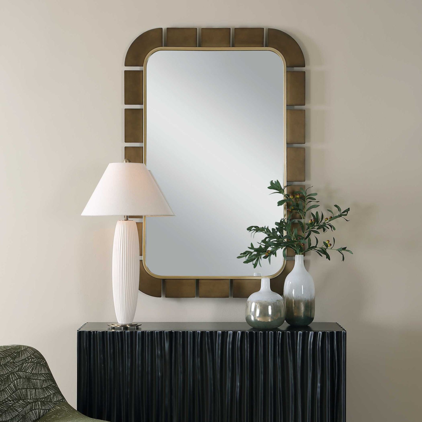 Segment Dark Bronze Mirror