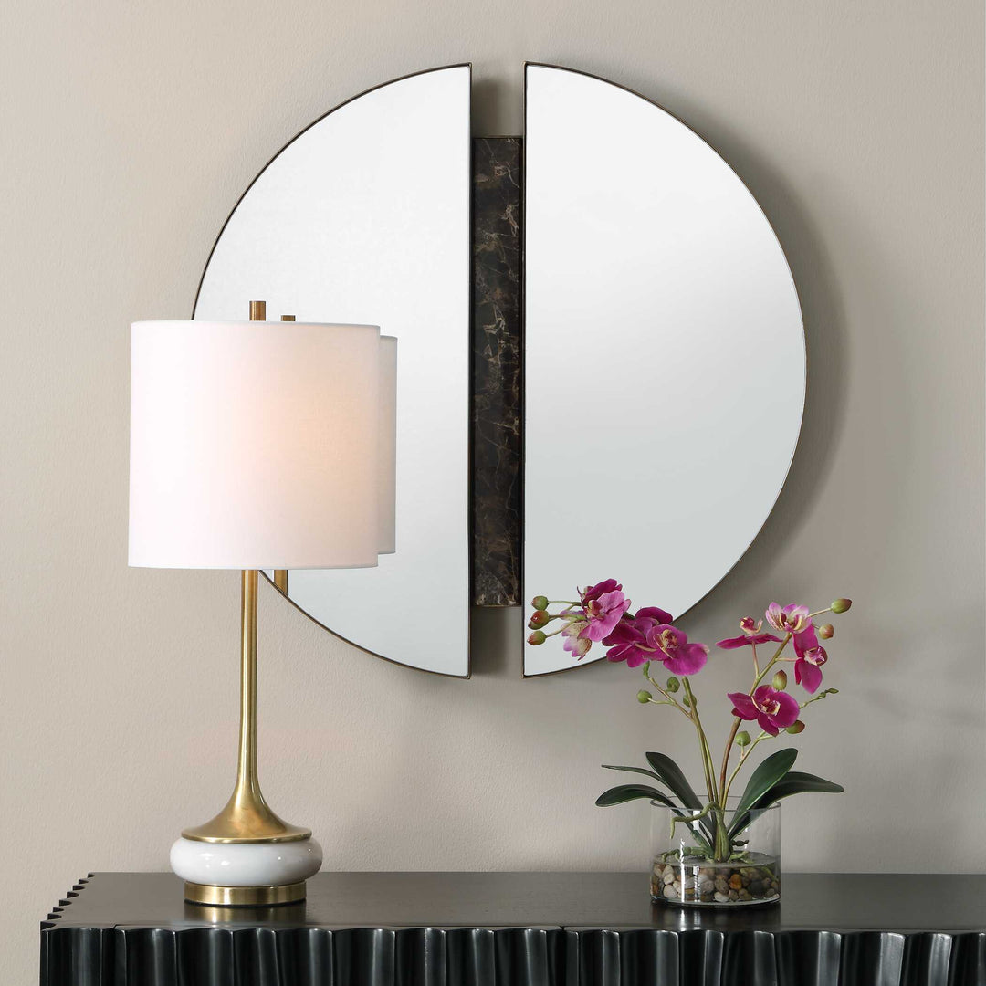 Hanover Divided Round Mirror