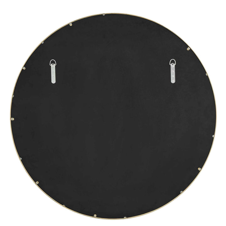 Crinkle Round Mirror