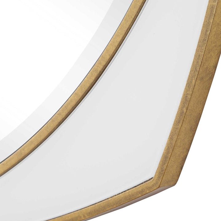 Estella White Round Mirror