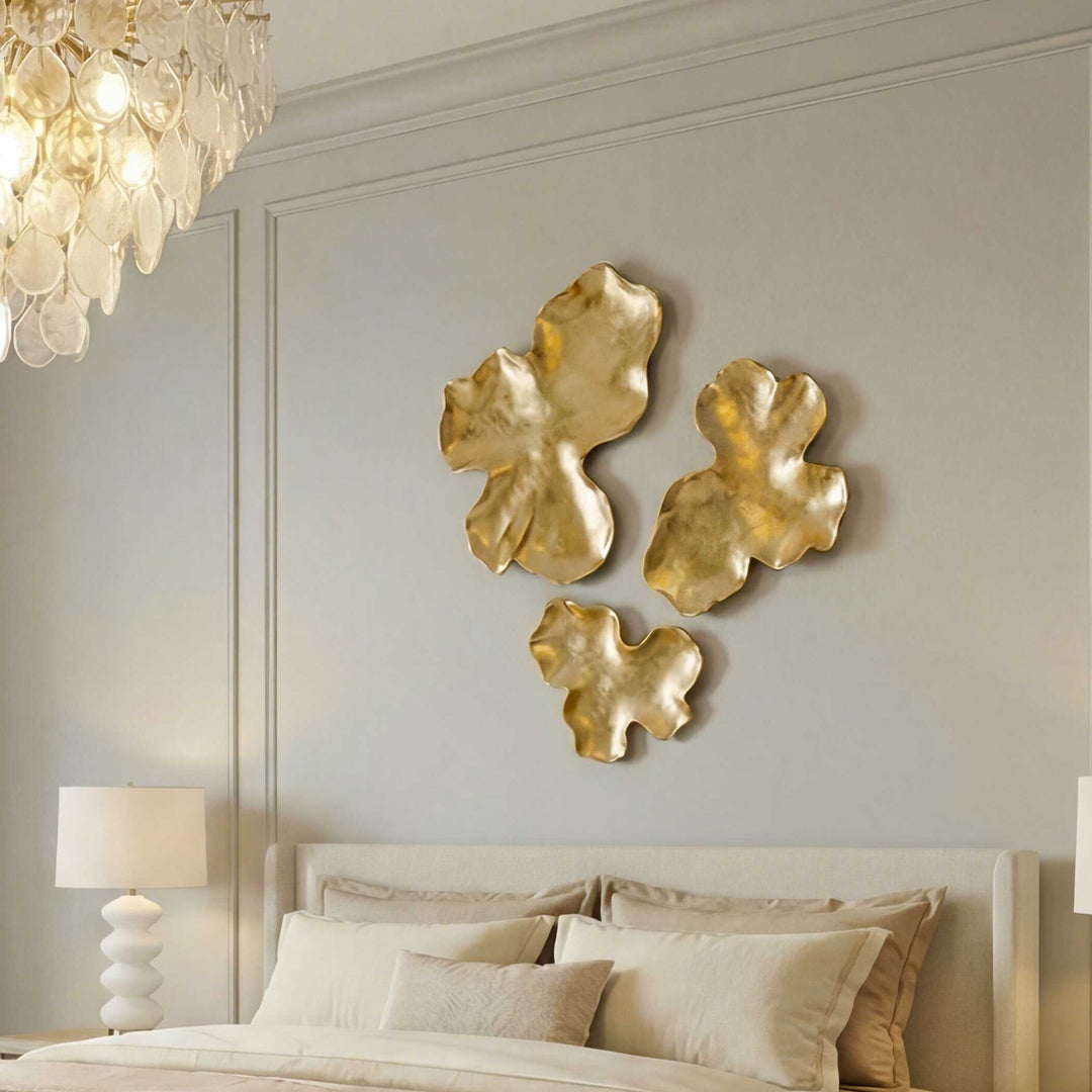 Lumina Gold Wall Decor, S/3