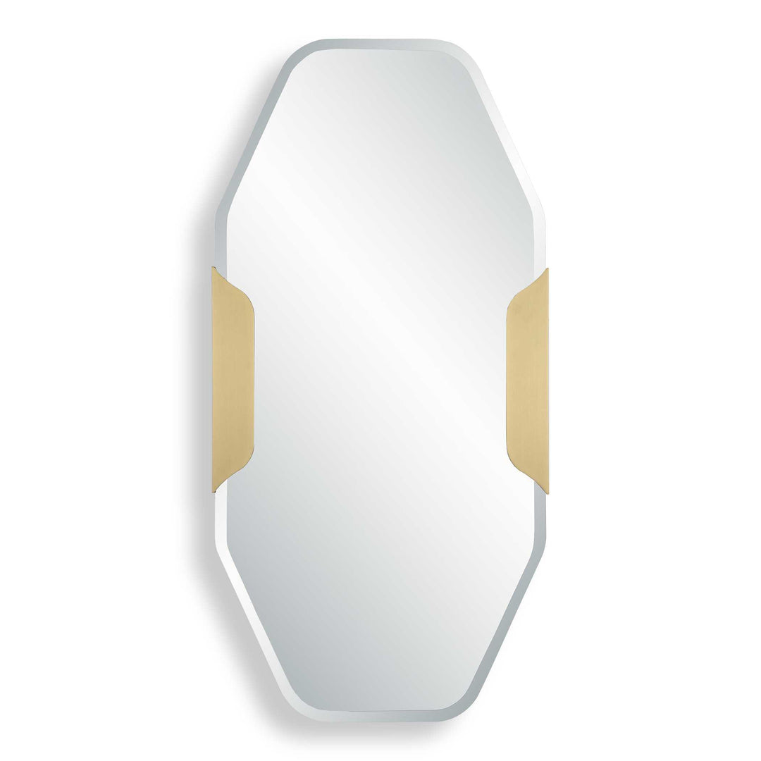 Makari Antique Brass Mirror