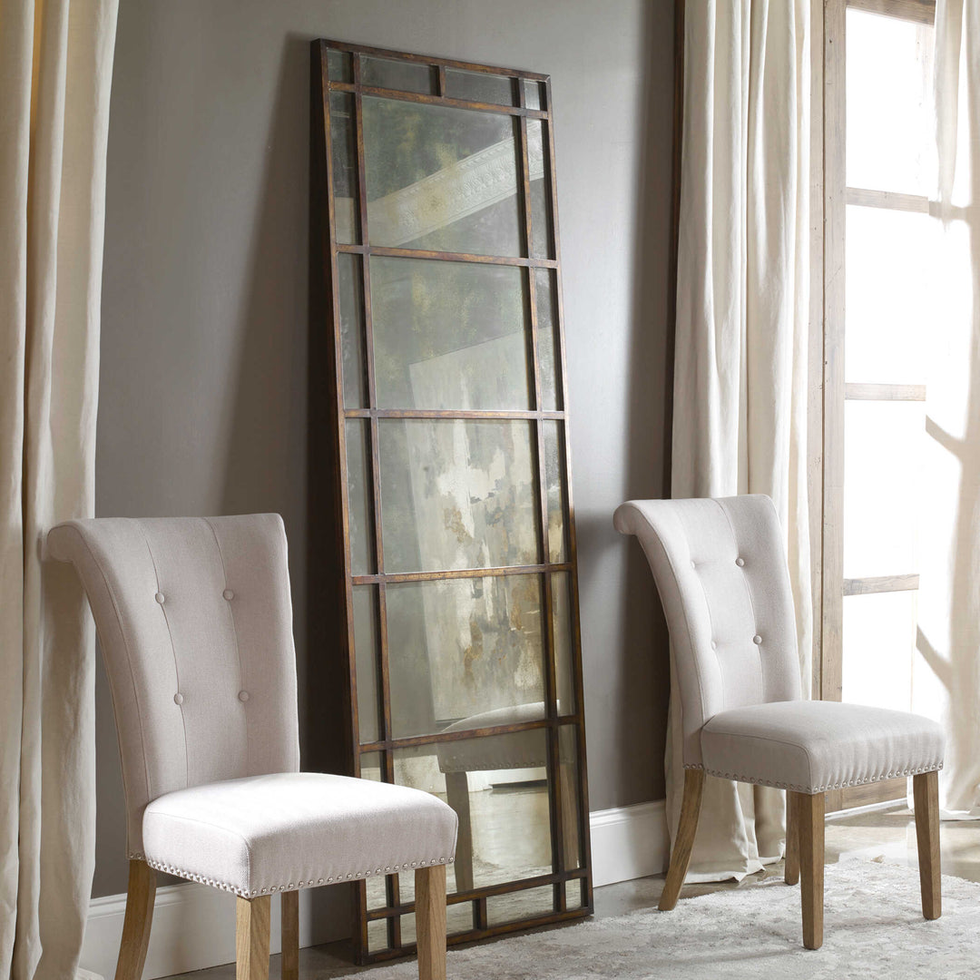 American Home Furniture Uttermost Avidan Antique Bronze Mirror