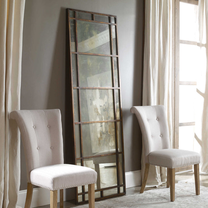 American Home Furniture Uttermost Avidan Antique Bronze Mirror