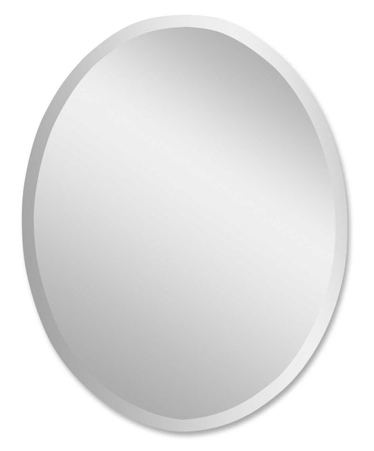 American Home Furniture Uttermost Frameless Vanity Oval Mirror