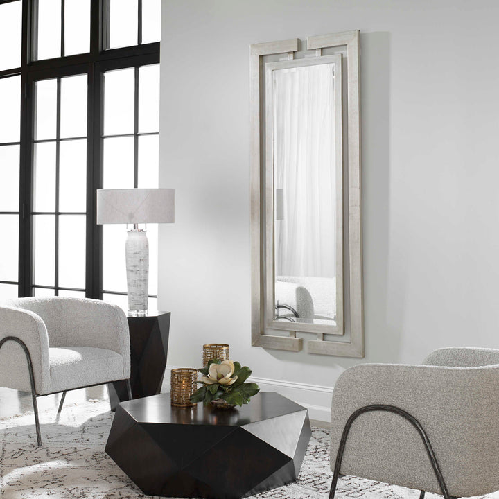 American Home Furniture Uttermost Jamal Silver Mirror