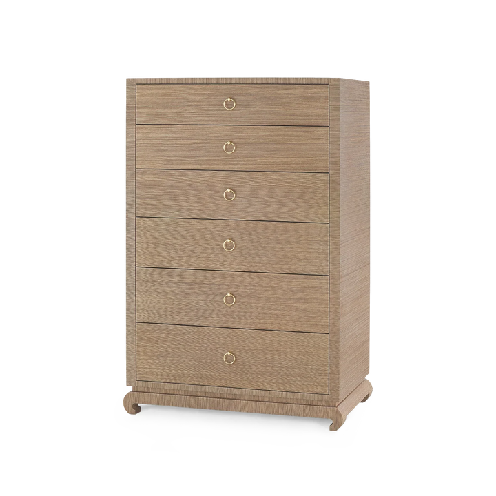 Ming Tall 6-Drawer