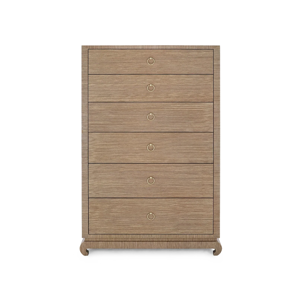 Ming Tall 6-Drawer