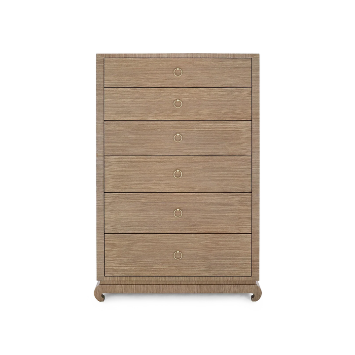 Ming Tall 6-Drawer