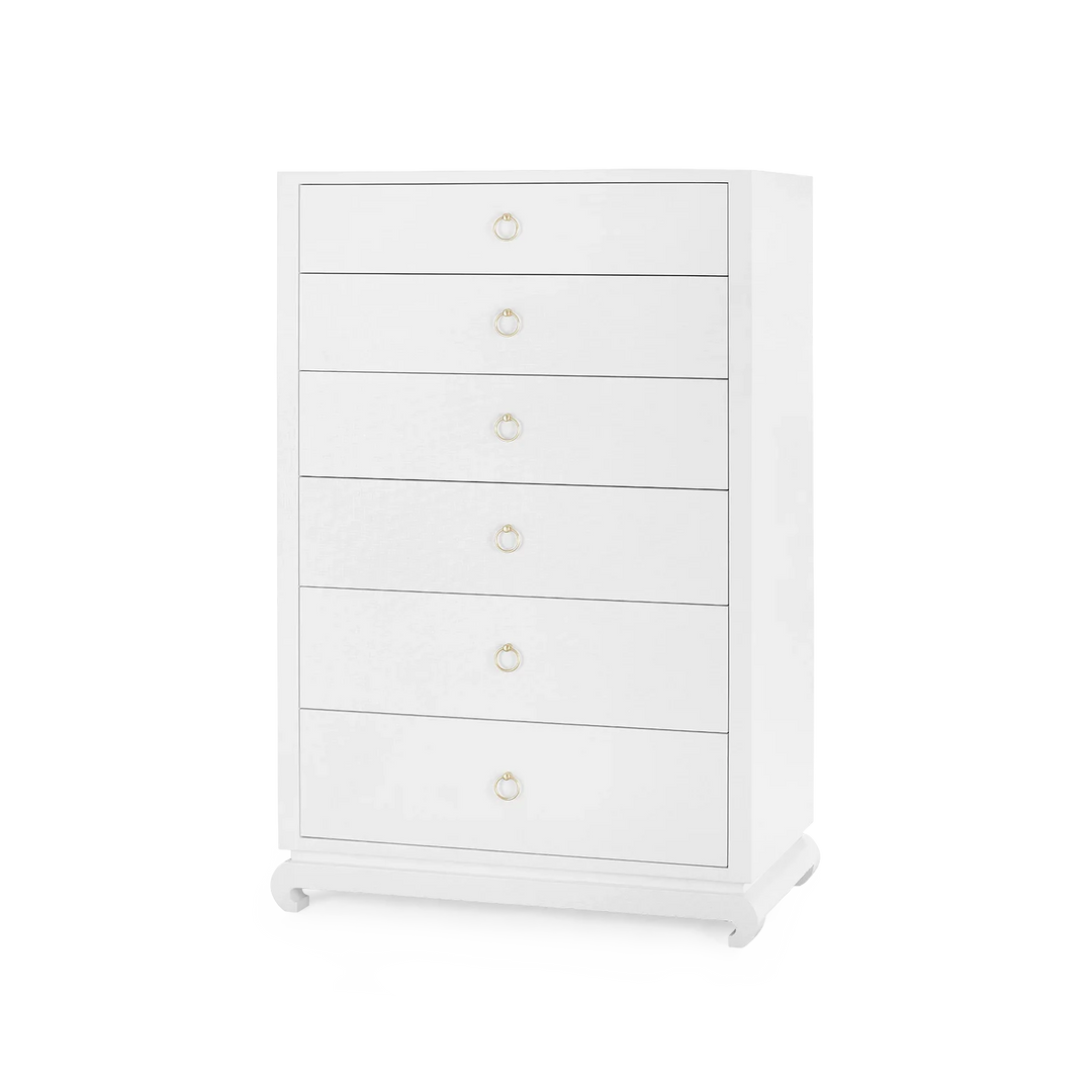 Ming Tall 6-Drawer