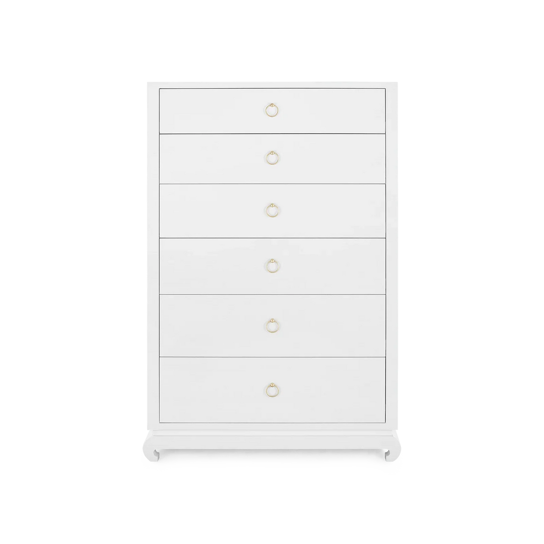 Ming Tall 6-Drawer