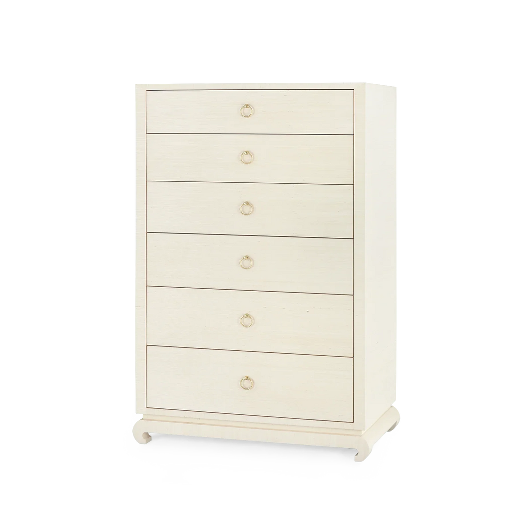 Ming Tall 6-Drawer