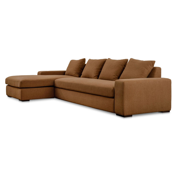 Moe's Home Collection - Thomas Left Sectional Rust - MO-1004-12-L-0 | American Home Furniture
