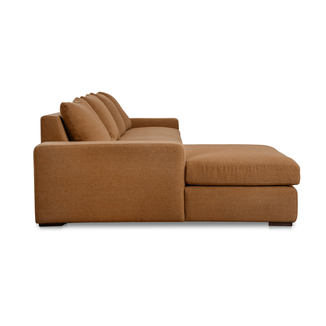 Moe's Home Collection - Thomas Left Sectional Rust - MO-1004-12-L-0 | American Home Furniture