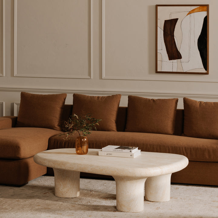 Moe's Home Collection - Thomas Right Sectional Rust - MO-1004-12-R-0 | American Home Furniture