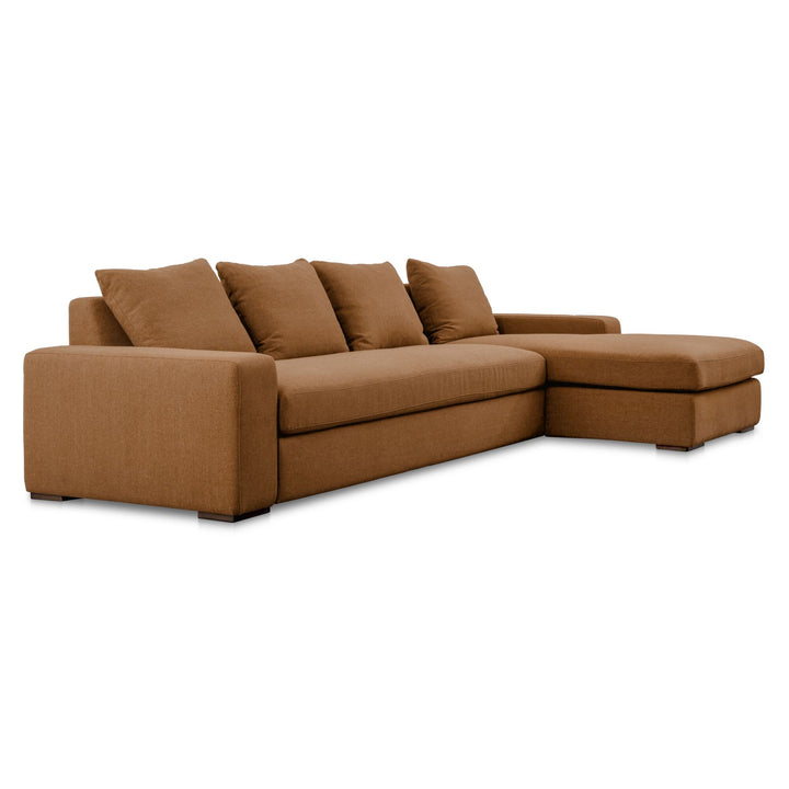 Moe's Home Collection - Thomas Right Sectional Rust - MO-1004-12-R-0 | American Home Furniture
