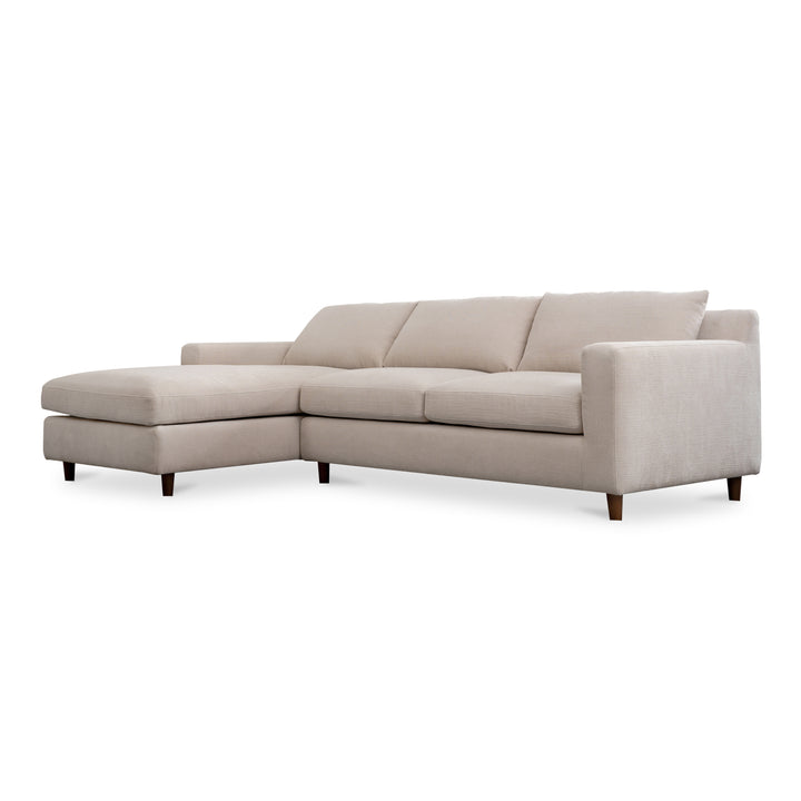 Moe's Home Collection - Hutton Left Sectional Beige - MO-1005-34-L-0 | American Home Furniture