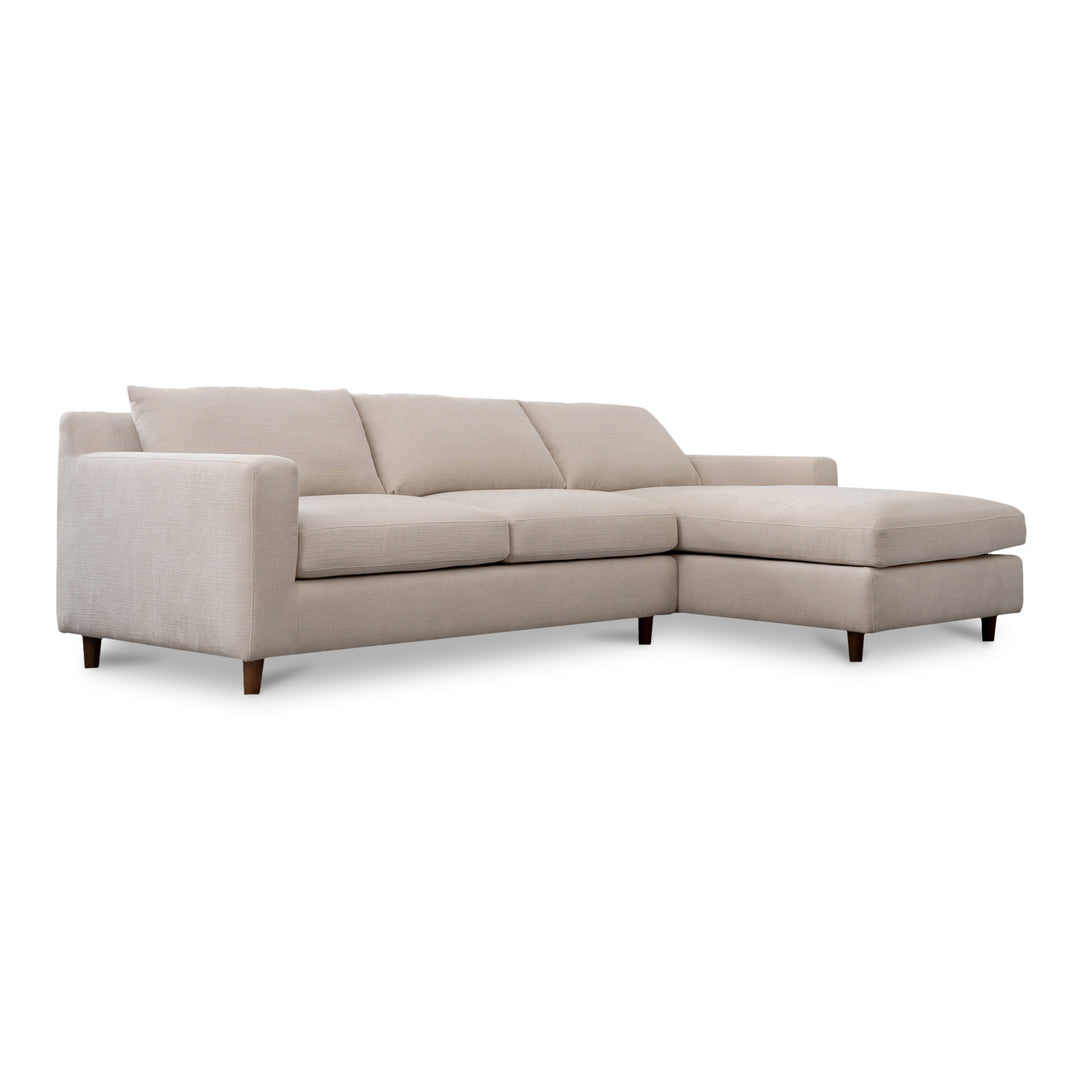 Moe's Home Collection - Hutton Right Sectional Beige - MO-1005-34-R-0 | American Home Furniture