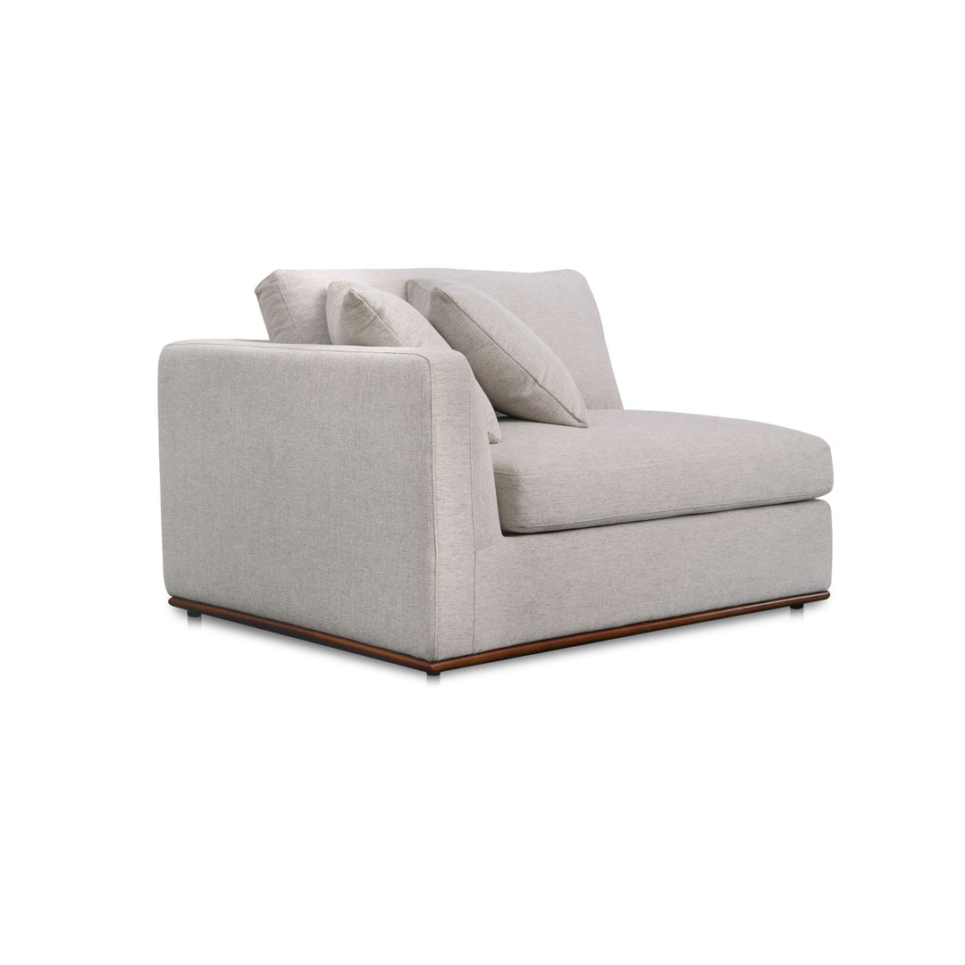 Moe's Home Collection - Rue Left Arm Facing Chair Flecked Grey - MO-1007-29 | American Home Furniture