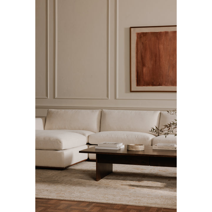 Moe's Home Collection - Rue Right Arm Facing Chair Off White - MO-1008-18 | American Home Furniture