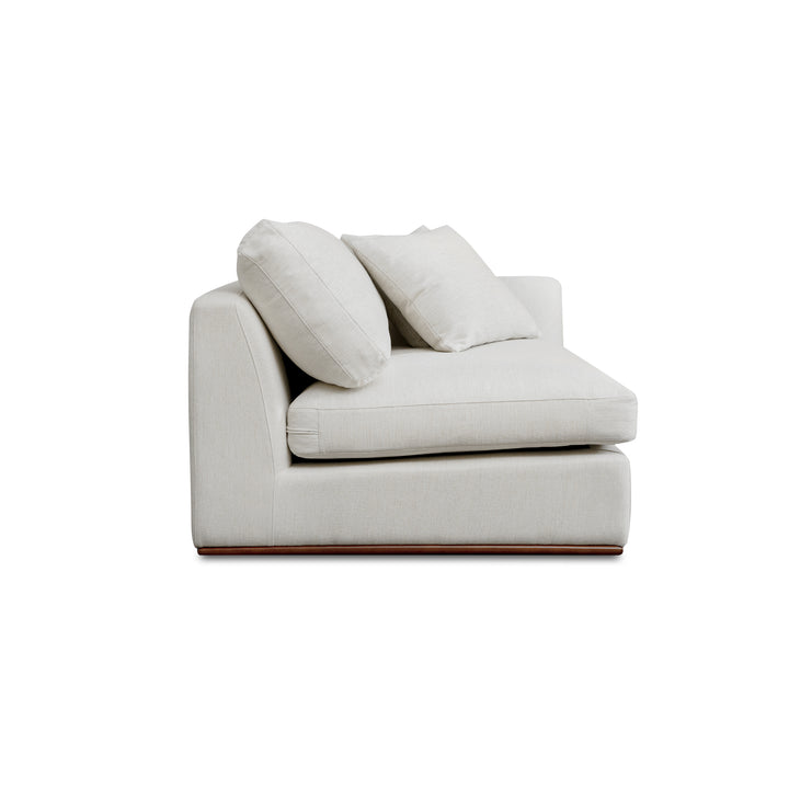 Moe's Home Collection - Rue Right Arm Facing Chair Off White - MO-1008-18 | American Home Furniture