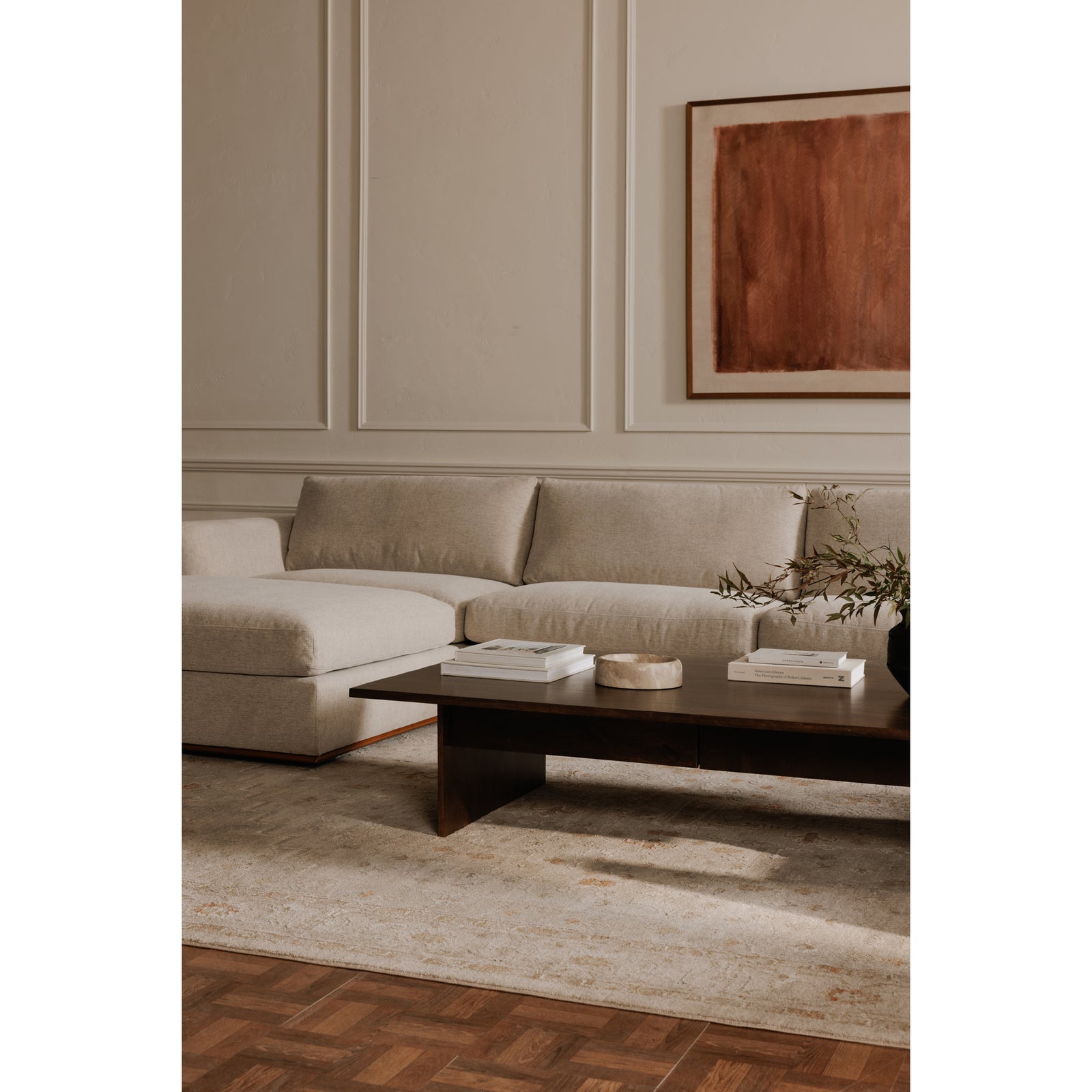 Moe's Home Collection - Rue Slipper Chair Flecked Grey - MO-1009-29 | American Home Furniture