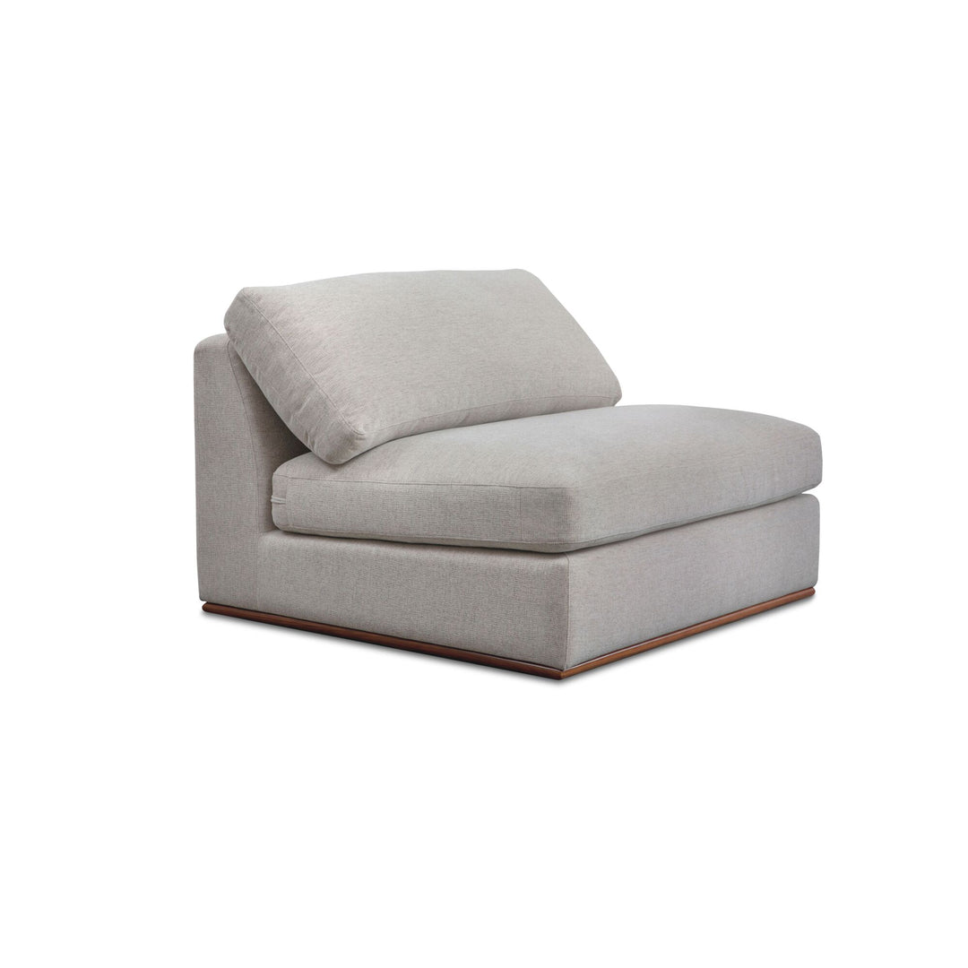 Moe's Home Collection - Rue Slipper Chair Flecked Grey - MO-1009-29 | American Home Furniture