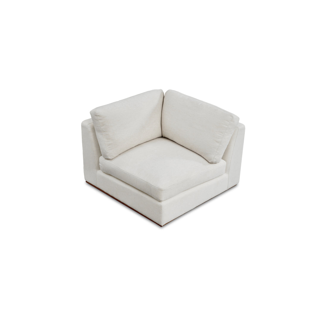 Moe's Home Collection - Rue Corner Chair Off White - MO-1010-18 | American Home Furniture