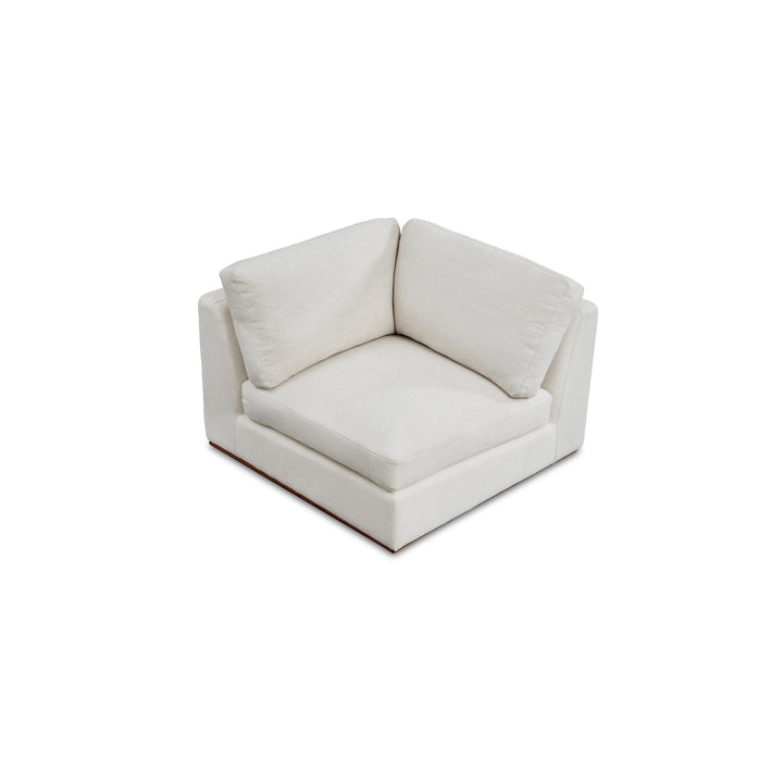 Moe's Home Collection - Rue Corner Chair Off White - MO-1010-18 | American Home Furniture