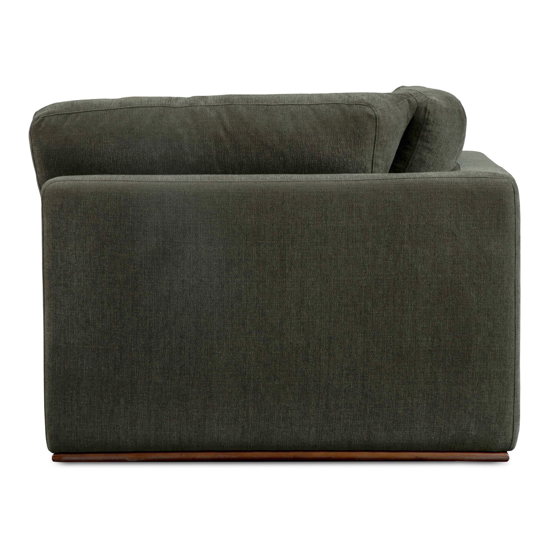 Moe's Home Collection - Rue Corner Chair Deep Green - MO-1010-27 | American Home Furniture