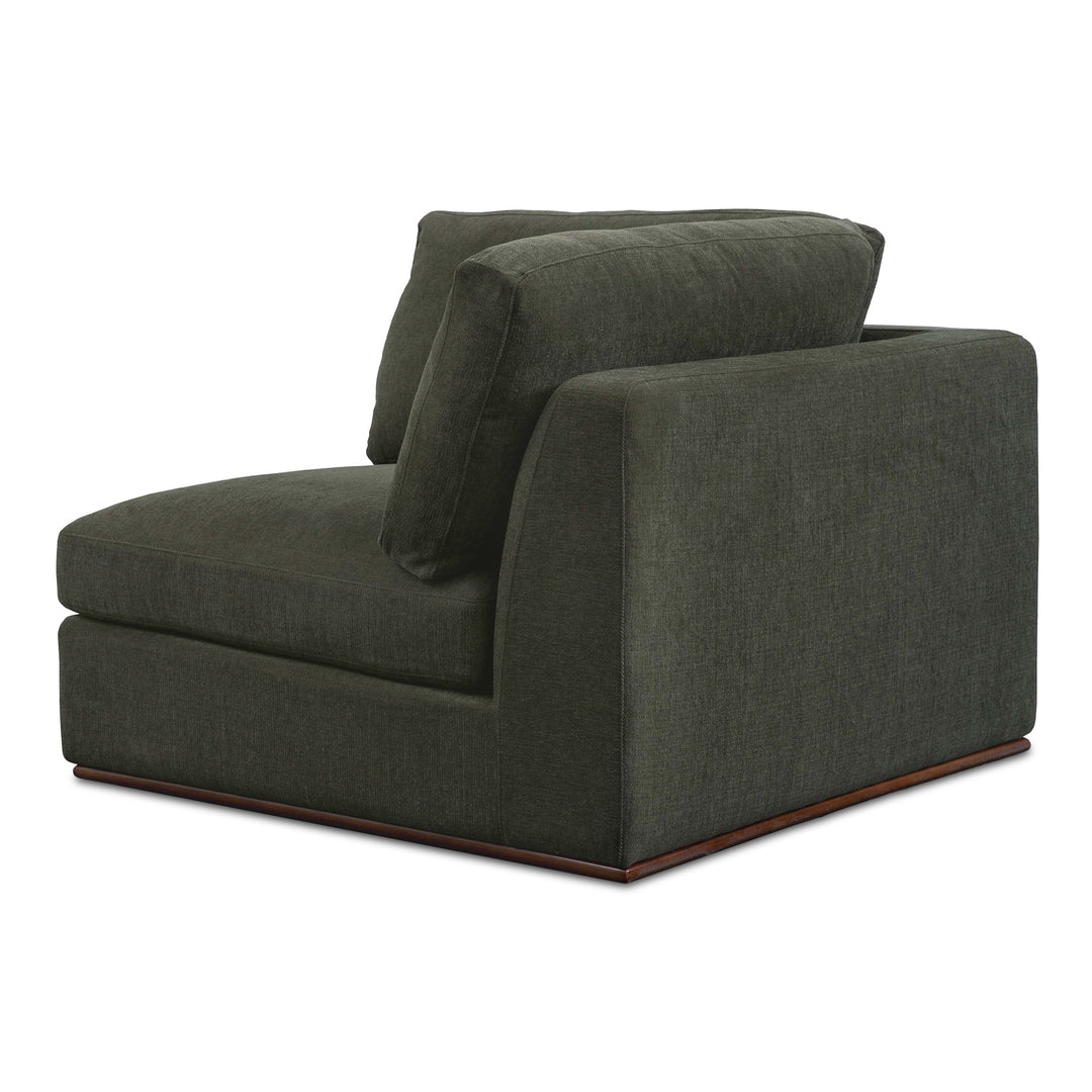 Moe's Home Collection - Rue Corner Chair Deep Green - MO-1010-27 | American Home Furniture