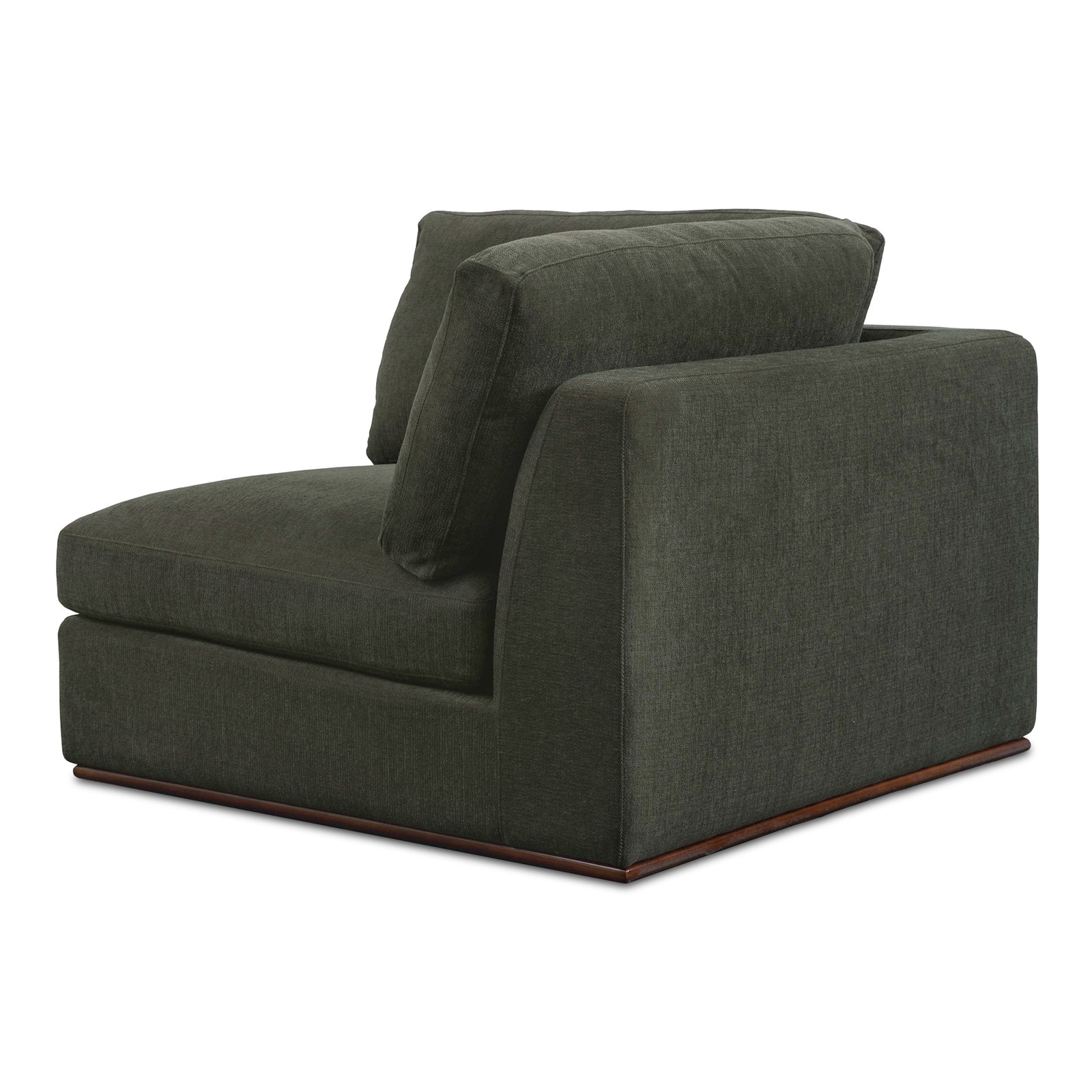 Moe's Home Collection - Rue Corner Chair Deep Green - MO-1010-27 | American Home Furniture
