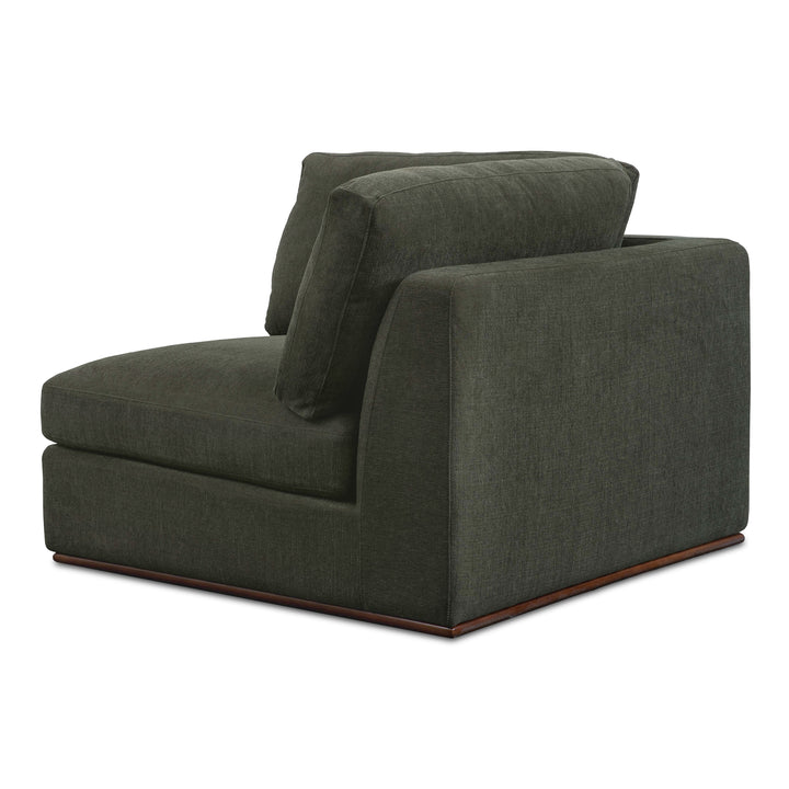 Moe's Home Collection - Rue Corner Chair Deep Green - MO-1010-27 | American Home Furniture
