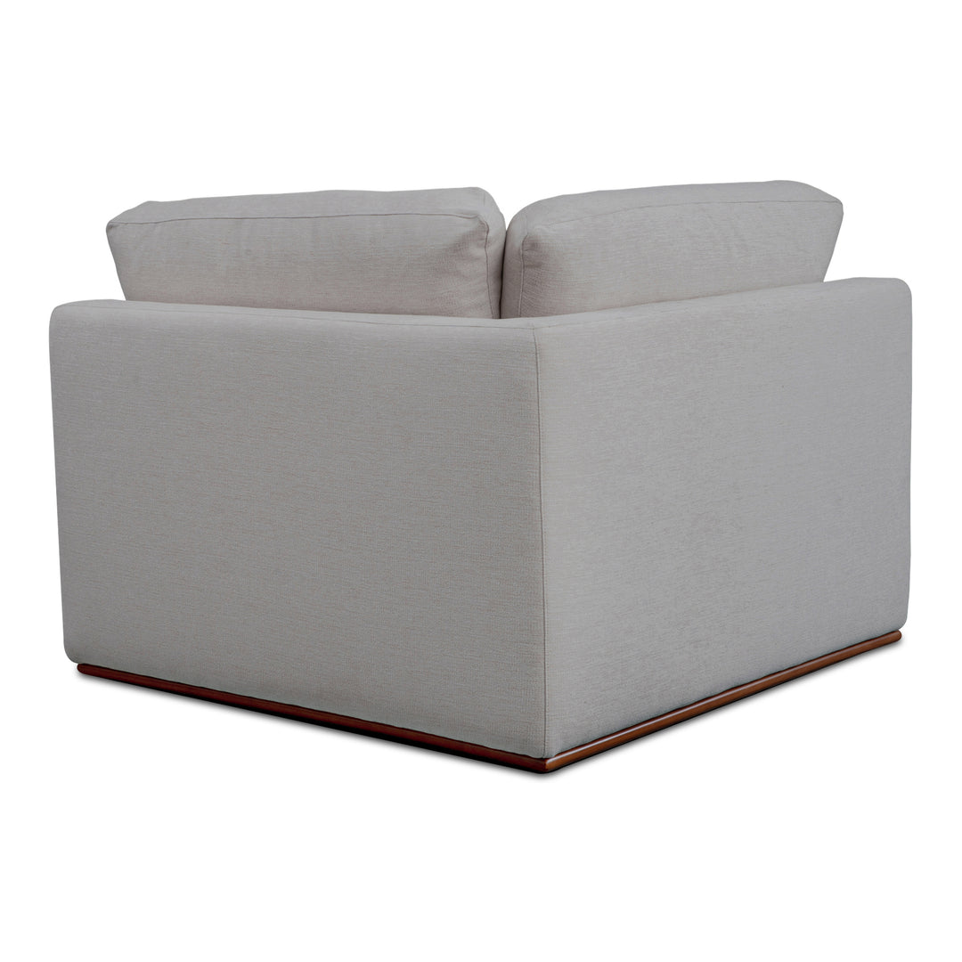 Moe's Home Collection - Rue Corner Chair Flecked Grey - MO-1010-29 | American Home Furniture