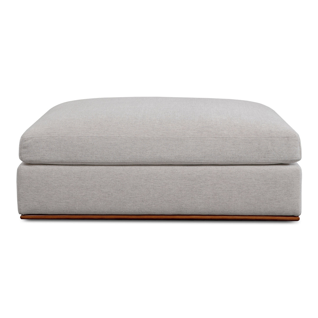 Moe's Home Collection - Rue Ottoman Flecked Grey - MO-1011-29 | American Home Furniture