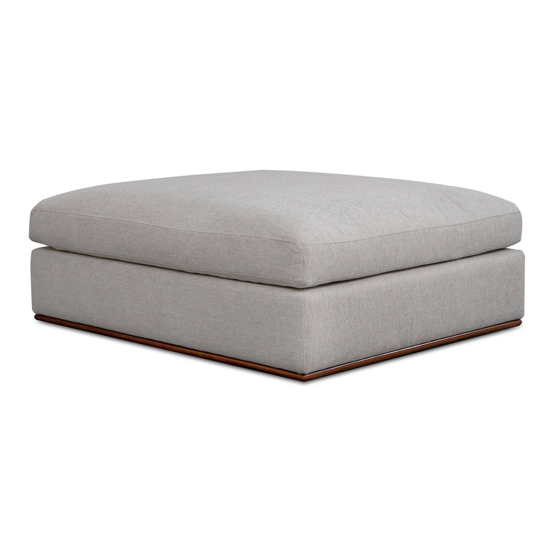 Moe's Home Collection - Rue Ottoman Flecked Grey - MO-1011-29 | American Home Furniture