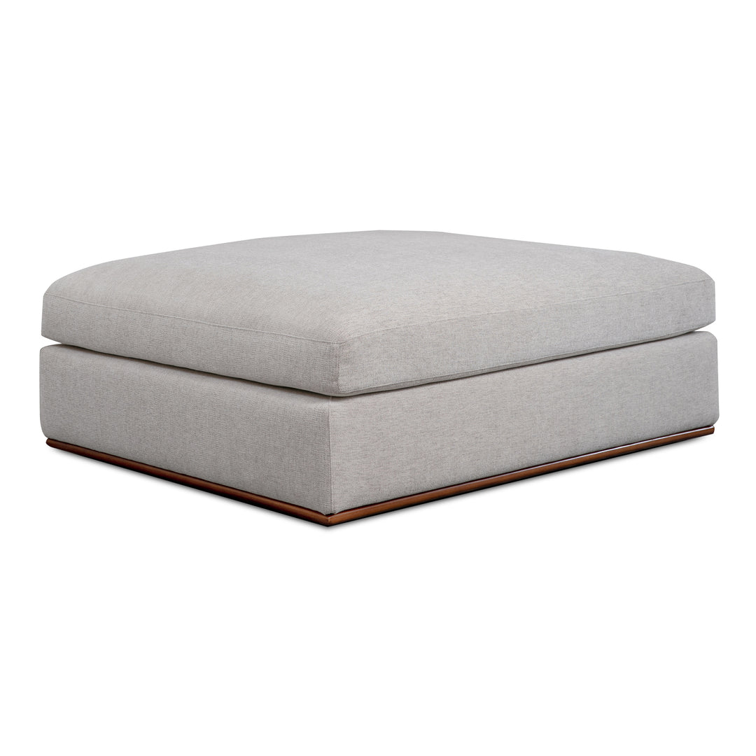 Moe's Home Collection - Rue Ottoman Flecked Grey - MO-1011-29 | American Home Furniture