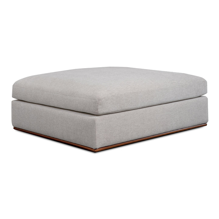 Moe's Home Collection - Rue Ottoman Flecked Grey - MO-1011-29 | American Home Furniture