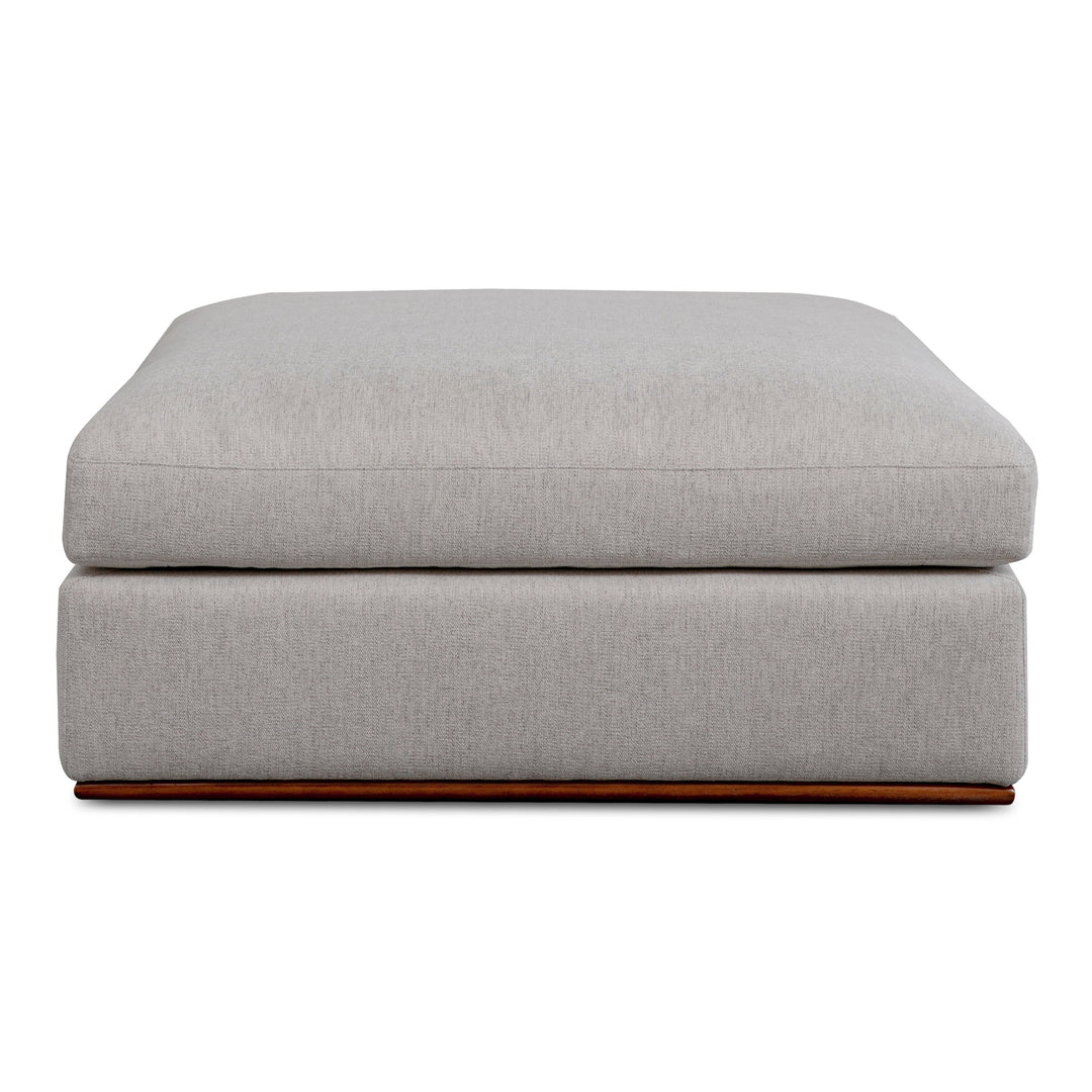 Moe's Home Collection - Rue Ottoman Flecked Grey - MO-1011-29 | American Home Furniture